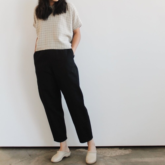 Eli & Barry Pant 1 in Black/Cinder Canvas - Size 1 / Small - Picture 1 of 3